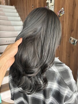 アヴァンス 天王寺店(AVANCE.) ブルーブラック×透明感カラー