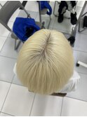 抜きっぱなしブロンドヘアー