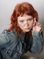 アンドスタイル(&style)&nbsp;ウルフパーマ/オレンジブラウン/ブリーチなし