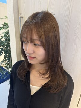 小顔見せレイヤーカット！