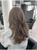 ブリーチなしダブルカラー☆グレーベージュ☆20代30代40代