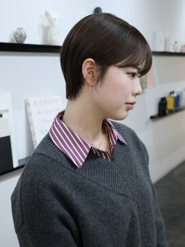 耳かけショート/ショートボブ/堀江美容室/Eurica