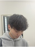 波巻きシャドウパーマ　シャドウパーマ　ルーズパーマ　本厚木