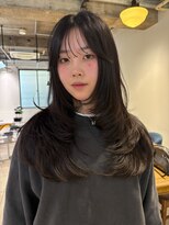 キャロルガーデンズ ボコカ 表参道(Carroll Gardens bococa)&nbsp;【kacho】ロングレイヤー　シースルーバング