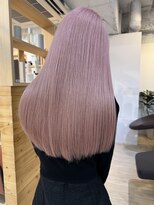 ヘアワン(HAIR One) 【HAIR One木下】ペールピンクカラー