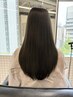《美髪フルコース☆》カット＋縮毛矯正＋カラー＋３step TR 13900円