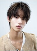韓国マッシュカルマパーマ韓国風センターパートニュアンスパーマ