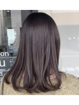 ハル(halu)の写真/ブリーチなしダブルカラー、グレージュ、オリーブベージュなど、抜け感のあるカラーをしたい方はぜひ☆