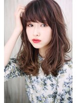 マリアバイアフロート(Maria by AFLOAT)&nbsp;【重山】ヘルシーレイヤー3Dカラージグザグバングノットヘア♪