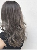 グレーアッシュグラデーション＿大人かわいい,ボブ,結婚式