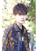 ネイビー(NAVY)&nbsp;グランメゾンマッシュ☆スパイラルミックスCカールパーマ