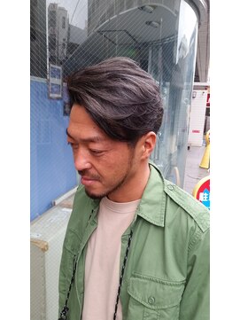 トモズヘアデザイン(Tomo's Hair Design) 【tomos】men'sグレイメッシュ　担当naoya@