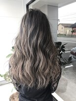 ナンバー(number+)&nbsp;20代30代ハイライトバレイヤージュブリーチ立体感透け感