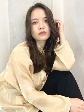 エムスラッシュ みなとみらい馬車道店(M SLASH) 馬車道/アシンメトリー/かきあげ前髪/くすみカラーz1