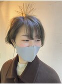 立体感ショートボブ