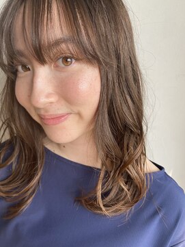 シャンプーボーイ 佐世保駅前店(SHAMPOO BOY) ミディアム前髪ありスタイル