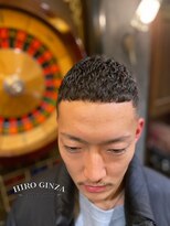 ヒロギンザ 横浜店(HIRO GINZA)&nbsp;スキンフェード濡れパンクロップスタイル