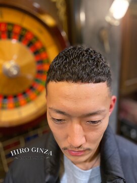 ヒロギンザ 横浜店(HIRO GINZA) スキンフェード濡れパンクロップスタイル