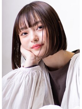 コルテヘアー(corte.hair)の写真/前髪や部分的な生え癖など、気になるクセをちょこっと矯正するポイントストレートもお手軽で人気♪