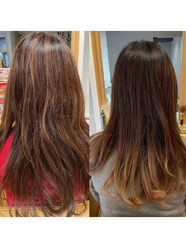 クラッシー(CLASSY) ツヤっと、毛先までいい感じ、白髪カバーグラデーションカラー