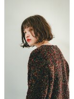 ベンジー 学芸大学店(benji)&nbsp;ゆるっとパーマ×顎ラインボブ(登戸/登戸駅)