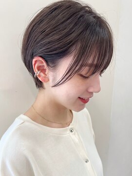 ハピネス クローバー 学園前店(Happiness CLOVER) 丸みショート/髪質改善/ベージュ/透明感/20代30代40代50代