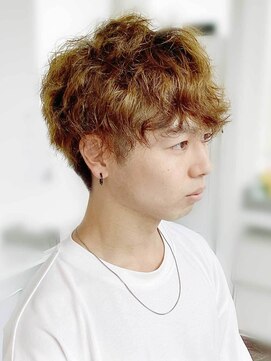 アテム 大町店(Atem) ナチュラルブラウン×パーマ