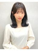 大人かわいいこなれミディレイヤーカット美髪ネビージュ