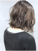 大人可愛い小顔ミディ20代30代レイヤーインナーウルフ北千住51