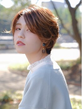 ヘアメイク アンテナ(hair make antenna)の写真/【再現性抜群☆】サロン帰りから次回サロンまでが計算されているカット！朝のセット時間が楽々に♪