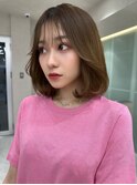 10代20代30代韓国風ボブ髪質改善外ハネボブ似合わせカット