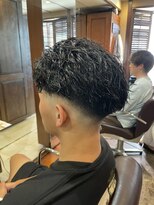 リットジェンツ 千葉(Lit Gents)&nbsp;フェードカット&ツイストスパイラルパーマ【SHOHEI】