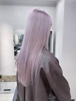 ペレ 栄店(PELE)&nbsp;黒髪/グレーベージュ/レイヤーロング/前髪パーマ/栄/名駅