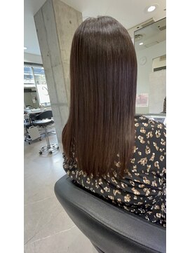 モードケイズブラン(MODE K's Blanc) ioLu髪質改善ストレート×髪質改善カラー【六甲道/髪質改善】