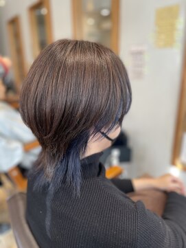 シルフ 東小金井店(sylph) ブリーチ必須！濃いめブルーカラー