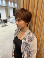 ヘアデザイン ソラ(Sola)&nbsp;ナチュラルベージュ×ベリーショートハンサムショート
