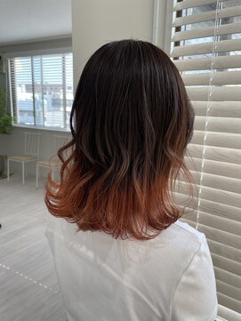 ロッソ(ROSSO) 【MOMOKO】グラデーションオレンジ【大和】