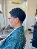 MEN'SHAIRアッシュブラックベリーショートダークアッシュ