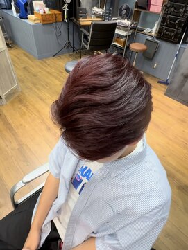 サロンドルテラ (Salon de Lutella) ブリーチ無し ダブルカラー レッド