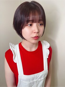 イーストハムネオ(EAST HAM NEO) 丸みショート/パープルブラウン