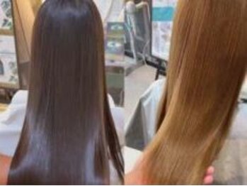 オレンジ(ORANGE)の写真/うねりや広がりもダメージレスに抑えて『柔らかでまとまりある質感』に。ダメージを見極めた丁寧な施術◎