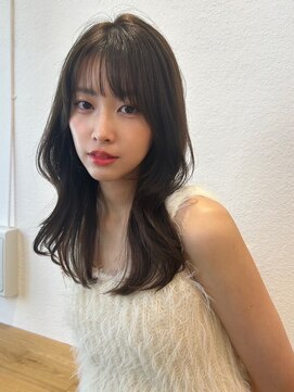 ユーフォリア 新宿通り(Euphoria) レイヤーロング美髪くびれワンカールシルキーグレージュ