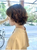 ショートマッシュパーマ