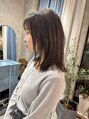 クス(KUsU)&nbsp;柔らかいスタイルが得意です。[池尻大橋/ミディアムヘア]