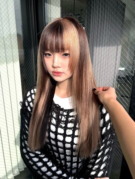 ザ オーダー(THE ORDER) セクションカラー ローライトデザインホワイトベージュ