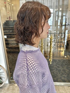 ルチア ヘア ステラ 京都店(Lucia hair stella) ウルフボブ/パーマ/インナーカラー/学割U24/京都/河原町