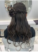 【新宿駅/新宿三丁目/ヘアセット/くるみちゃんヘア】