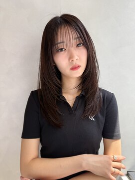 トゥルーズ 梅田店(TLUUS) 【TLUUSイメチェン前髪ピンクベージュクールショート】