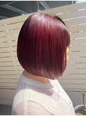 夏カラー　アディクシー　ブリーなしレッドピンク