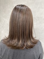 ルノン(LUNON)&nbsp;ホワイトグレージュミニウルフチェリーブラウンデジタルパーマ